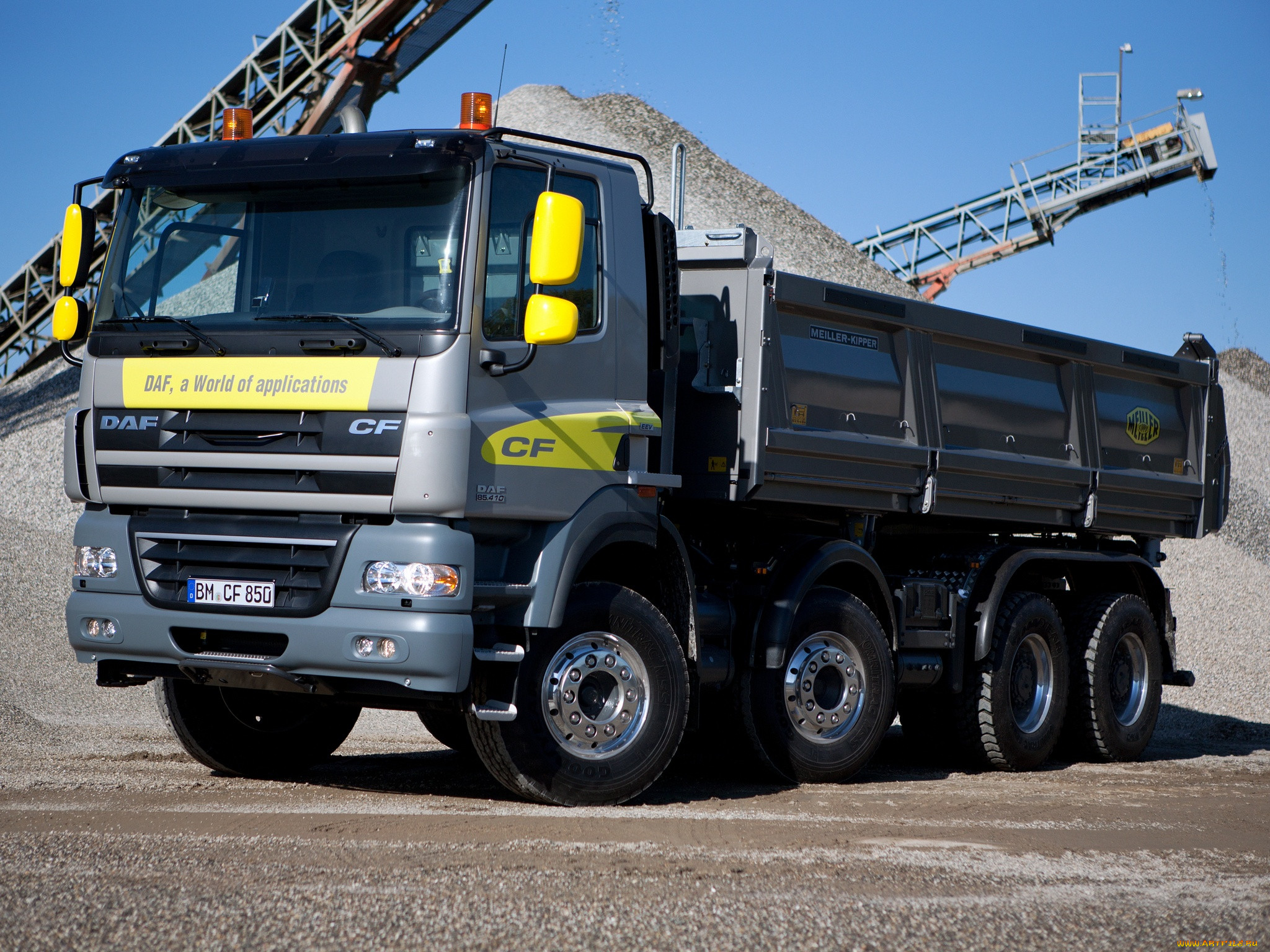 , daf, 2006, tipper, cab, day, fad, 8x4, cf85-410